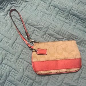 Small change purse, wristlet - COACH